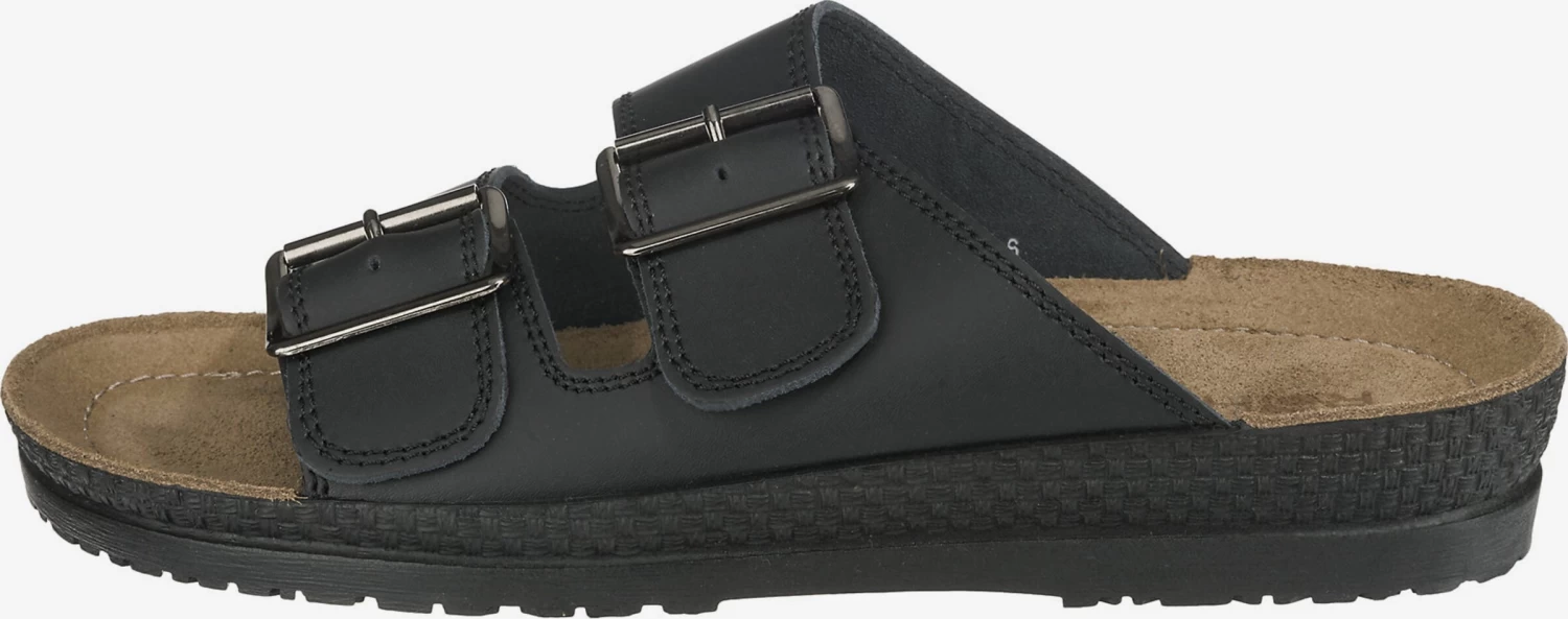 Rohde Instappers Muiltjes Neustadt Heren Zwart 2 Rohde Instappers Muiltjes Neustadt Heren Zwart - Afbeelding 2