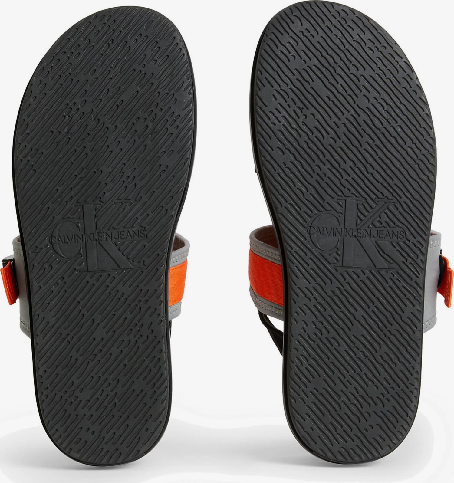 Calvin Klein Jeans Sandalen & Pantoffels Sandalen Heren Oranje / Zwart 6 Calvin Klein Jeans Sandalen & Pantoffels Sandalen Heren Oranje / Zwart - Afbeelding 6