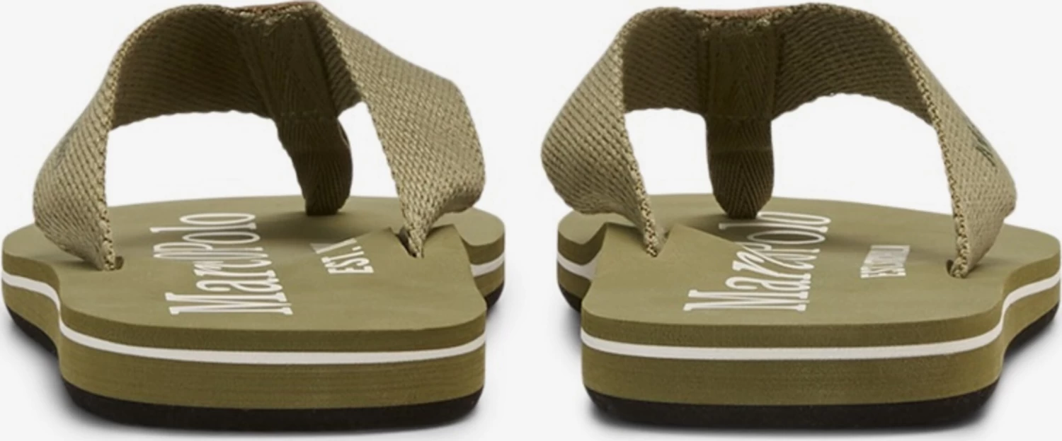 Marc O'Polo Slippers Teenslippers Heren Groen 4 Marc O'Polo Slippers Teenslippers Heren Groen - Afbeelding 4