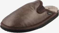 Shepherd Pantoffels Huisschoen Adam Heren Stone Grey