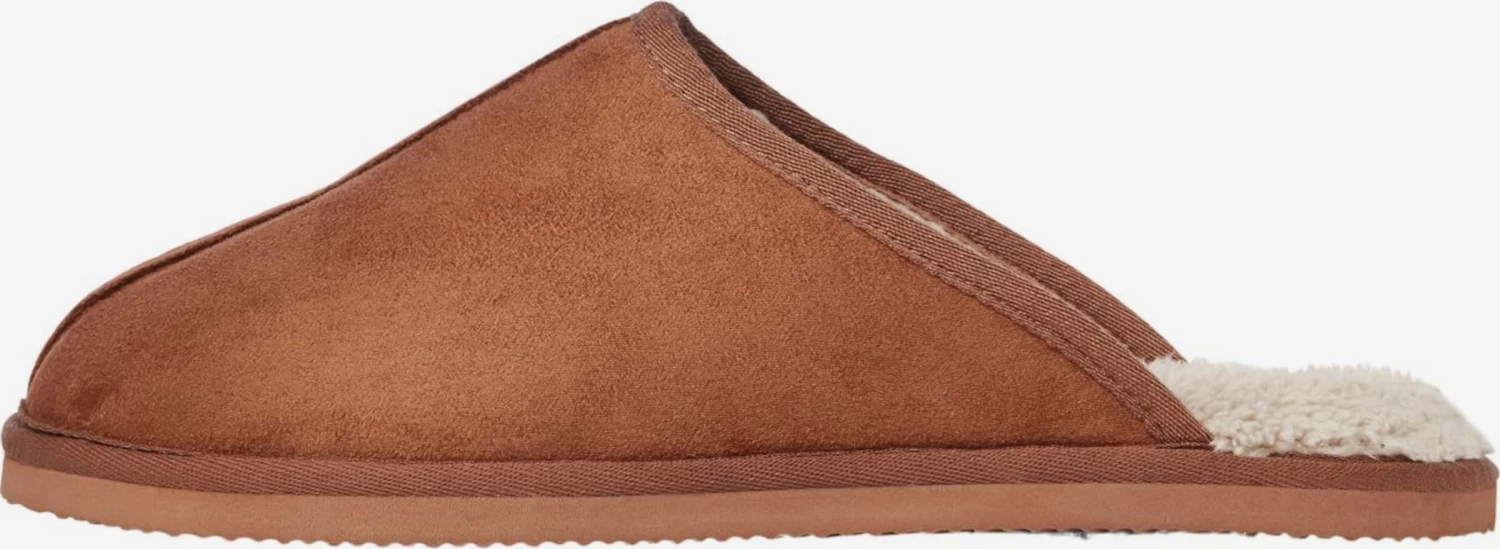 Jack & Jones Pantoffels Huisschoen Dudely Heren Bruin 1 Jack & Jones Pantoffels Huisschoen Dudely Heren Bruin
