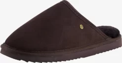 Warmbat Pantoffels Huisschoen Classic Heren Chocoladebruin