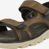 Bugatti Sandalen & Pantoffels Sandalen Creek Heren Ombergrijs / Donkerbruin