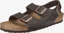 Birkenstock Sandalen & Pantoffels Sandalen Milano Heren Donkerbruin
