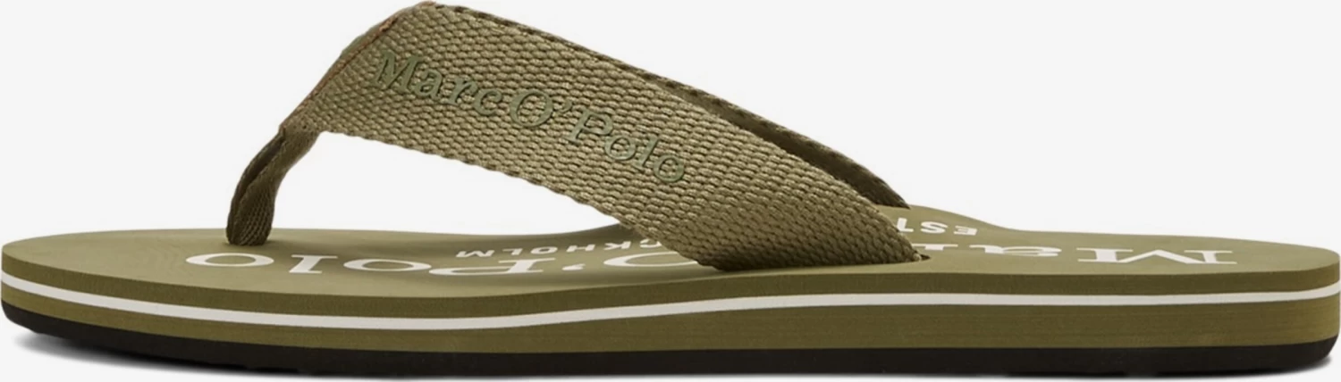 Marc O'Polo Slippers Teenslippers Heren Groen 6 Marc O'Polo Slippers Teenslippers Heren Groen - Afbeelding 6