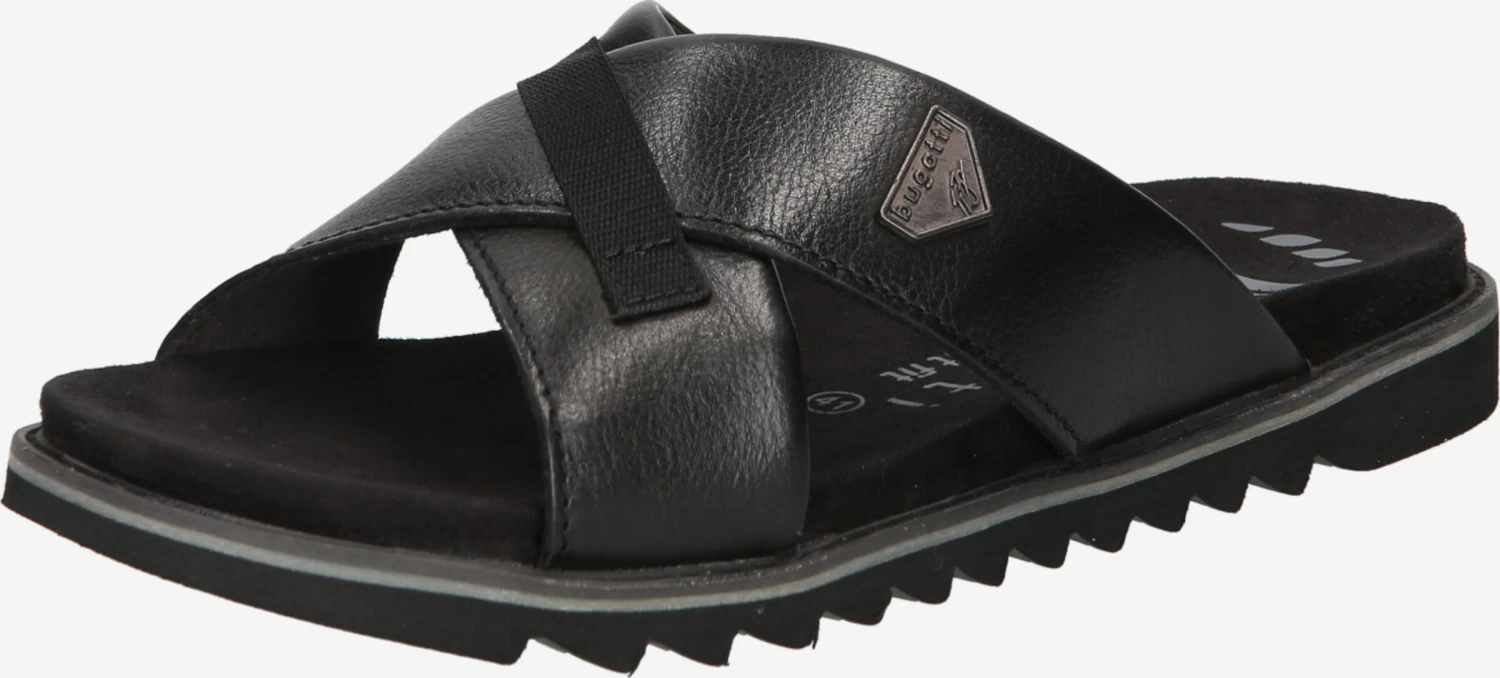 Bugatti Instappers Muiltjes Limon Heren Zwart 1 Bugatti Instappers Muiltjes Limon Heren Zwart