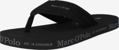 Marc O'Polo Slippers Teenslippers Jan 1d Heren Zwart