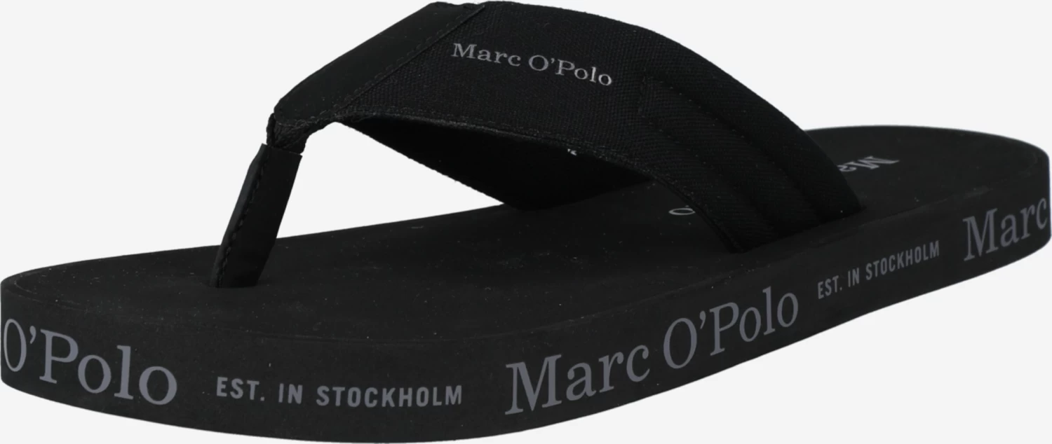 Marc O'Polo Slippers Teenslippers Jan 1d Heren Zwart 1 Marc O'Polo Slippers Teenslippers Jan 1d Heren Zwart
