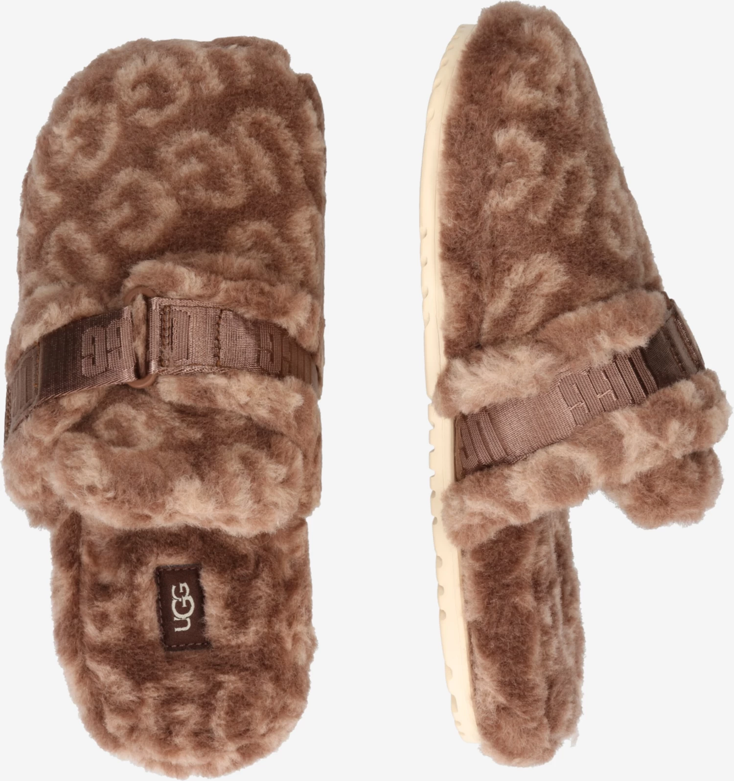 Ugg Pantoffels Huisschoen FLUFF IT POP Heren Bruin 2 Ugg Pantoffels Huisschoen FLUFF IT POP Heren Bruin - Afbeelding 2
