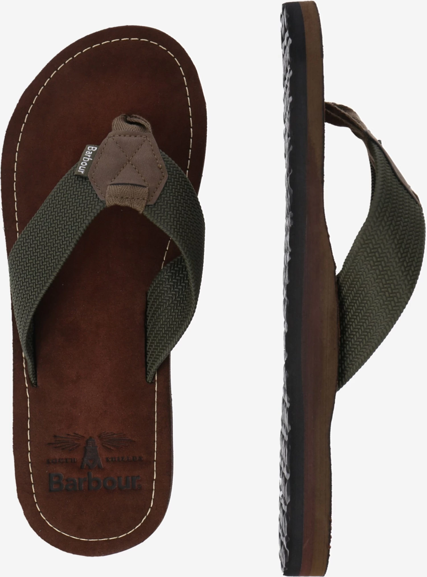 Slippers Teenslippers Toeman Beach Heren Olijfgroen 3 Slippers Teenslippers Toeman Beach Heren Olijfgroen - Afbeelding 3