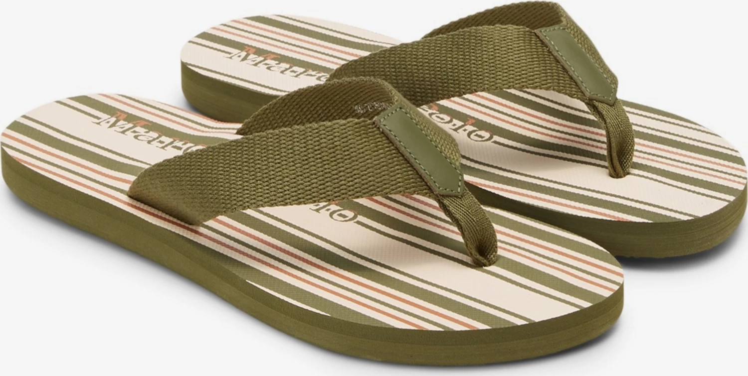 Marc O'Polo Slippers Teenslippers Heren Kaki 5 Marc O'Polo Slippers Teenslippers Heren Kaki - Afbeelding 5
