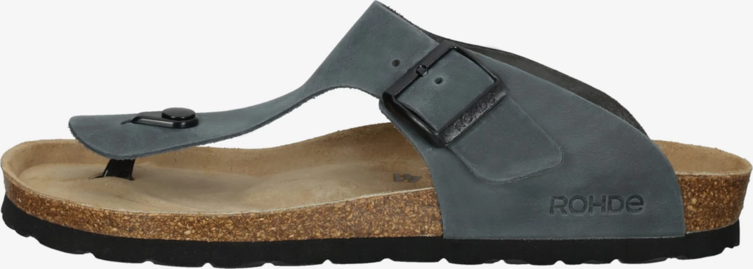 Rohde Slippers Teenslippers Heren Duifblauw 2 Rohde Slippers Teenslippers Heren Duifblauw - Afbeelding 2