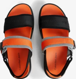 Calvin Klein Jeans Sandalen & Pantoffels Sandalen Heren Oranje / Zwart 9 Calvin Klein Jeans Sandalen & Pantoffels Sandalen Heren Oranje / Zwart -Schoen Verkoop 72b6450b404e96243c84969d9d6bdd72