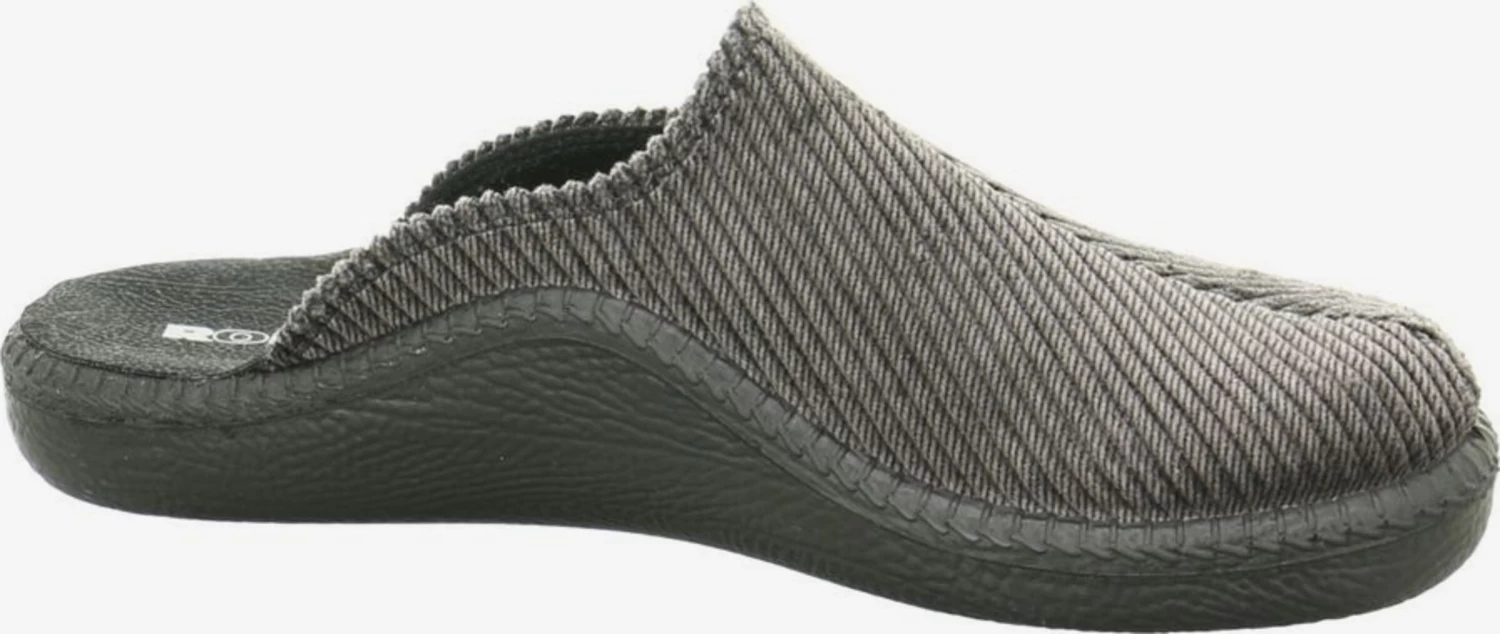 Pantoffels Huisschoen Heren Rookgrijs 3 Pantoffels Huisschoen Heren Rookgrijs - Afbeelding 3