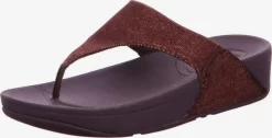 Jack & Jones Slippers Teenslippers Heren Bordeaux / Roestrood