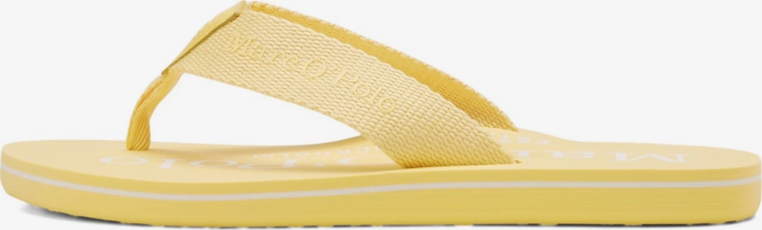 Marc O'Polo Slippers Teenslippers Heren Geel 4 Marc O'Polo Slippers Teenslippers Heren Geel - Afbeelding 4