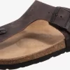 Rohde Slippers Teenslippers Grado Heren Bruin