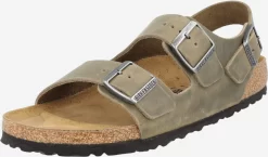 Birkenstock Sandalen & Pantoffels Sandalen Milano Heren Kaki