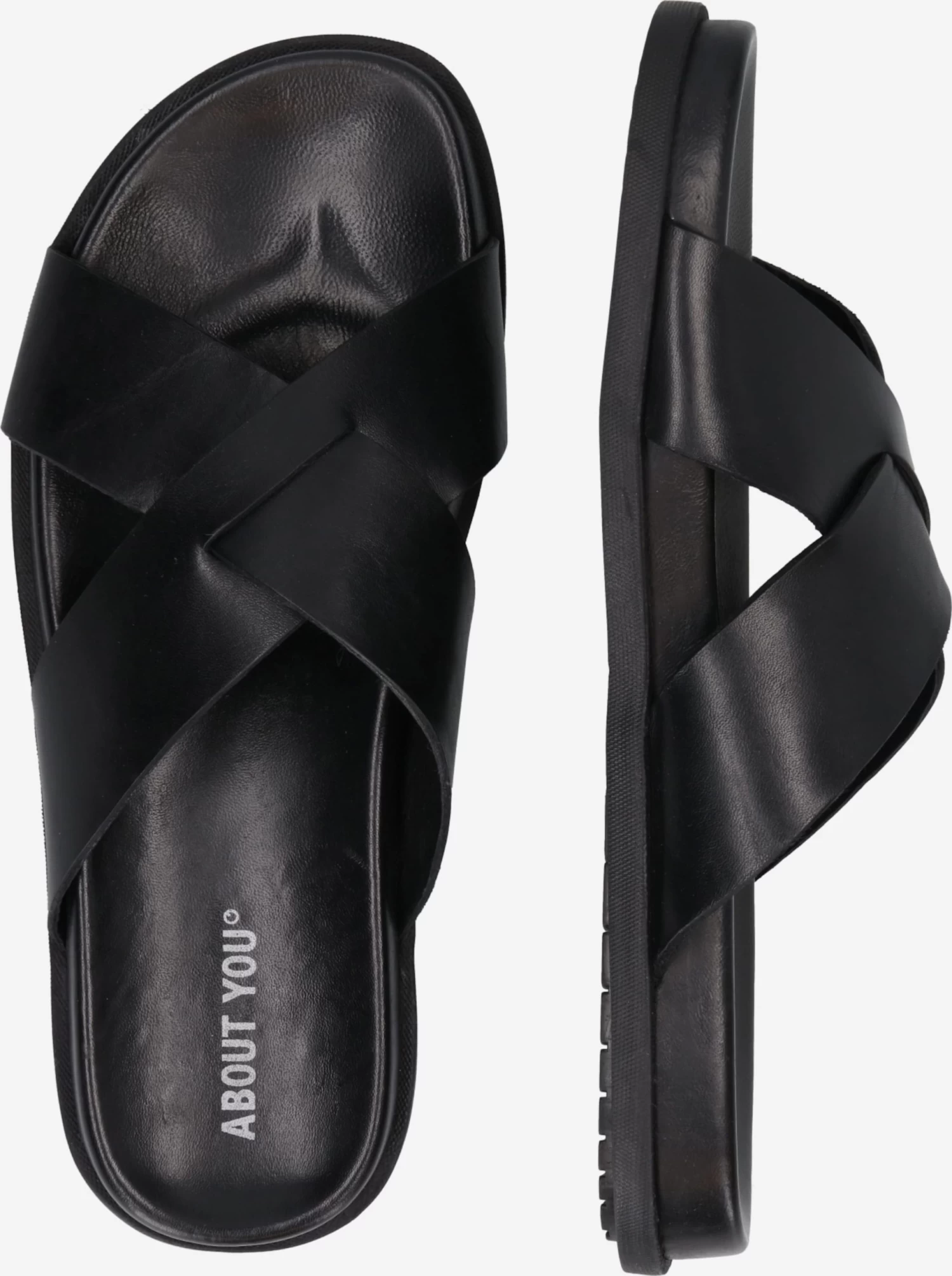 About You Instappers Muiltjes Hauke Heren Zwart 2 About You Instappers Muiltjes Hauke Heren Zwart - Afbeelding 2