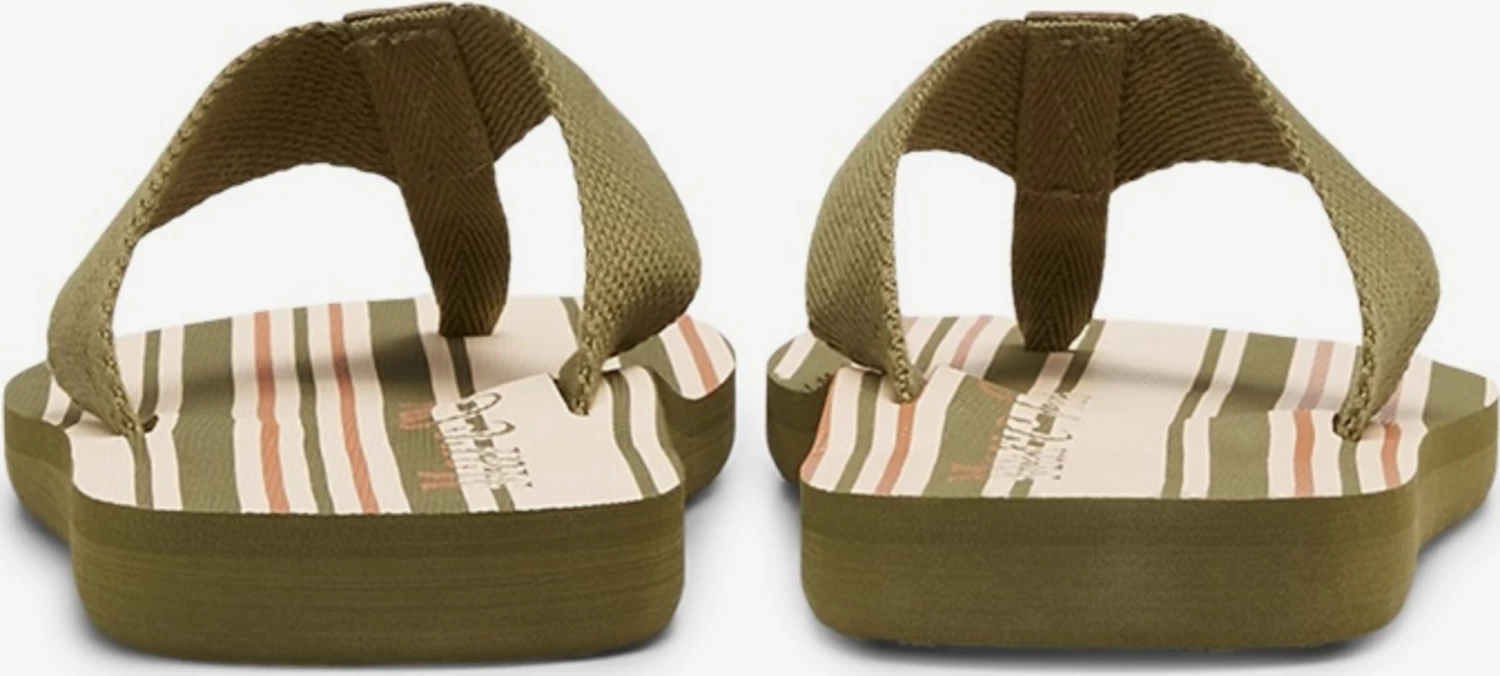 Marc O'Polo Slippers Teenslippers Heren Kaki 4 Marc O'Polo Slippers Teenslippers Heren Kaki - Afbeelding 4