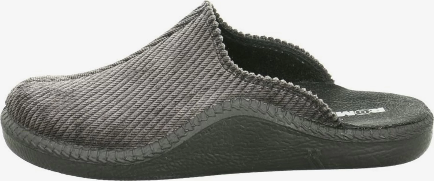 Pantoffels Huisschoen Heren Rookgrijs 5 Pantoffels Huisschoen Heren Rookgrijs - Afbeelding 5