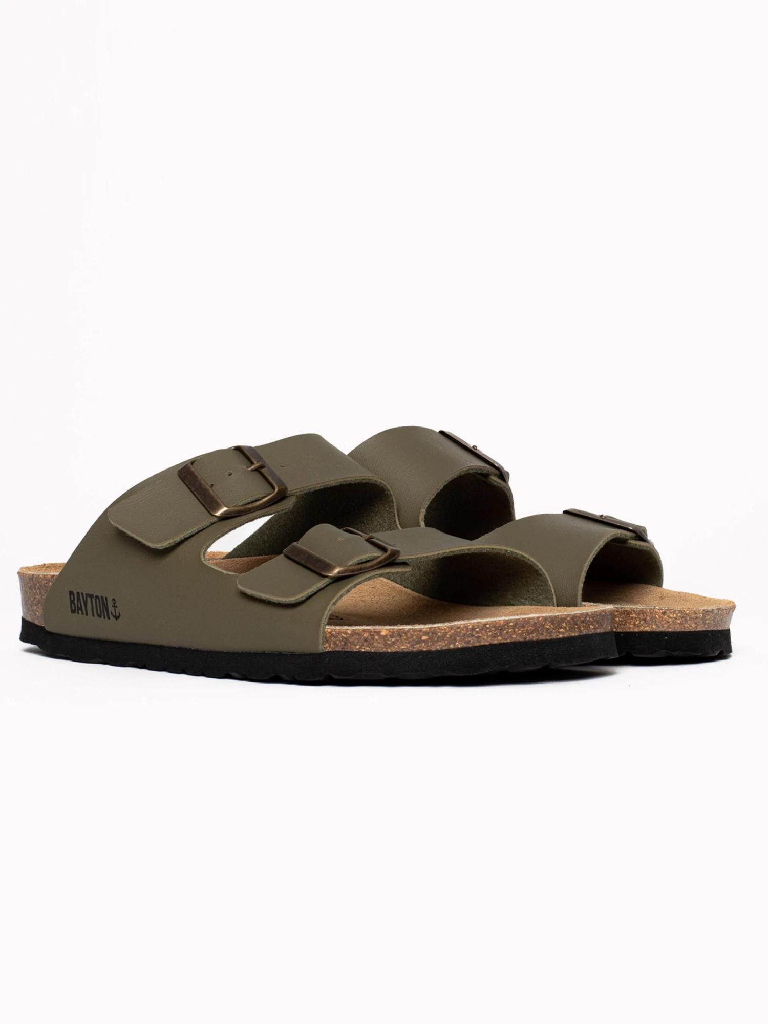 Instappers Muiltjes Atlas Heren Olijfgroen 2 Instappers Muiltjes Atlas Heren Olijfgroen - Afbeelding 2