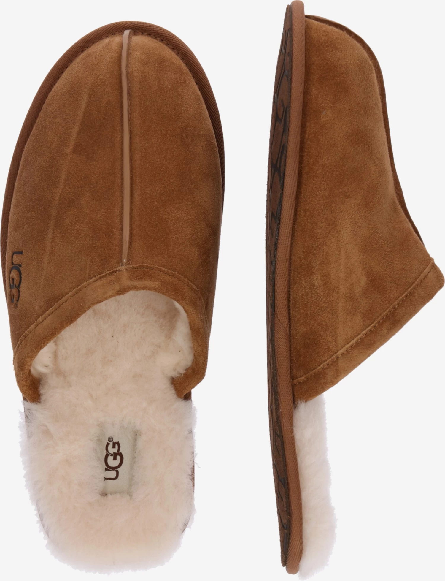 Ugg Pantoffels Huisschoen Scuff Heren Cognac 2 Ugg Pantoffels Huisschoen Scuff Heren Cognac - Afbeelding 2