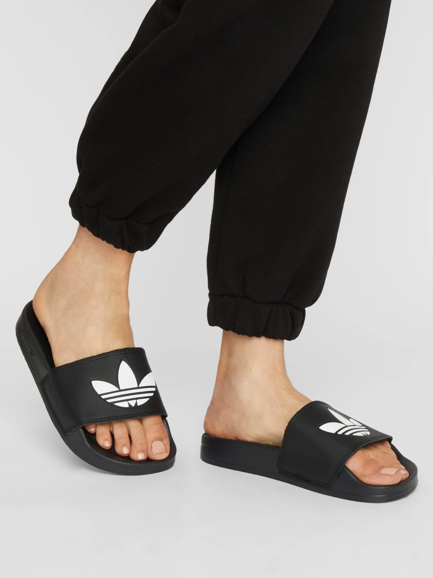 Adidas Originals Instappers Strand-/badschoen ADILETTE LITE Heren Zwart 4 Adidas Originals Instappers Strand-/badschoen ADILETTE LITE Heren Zwart - Afbeelding 4