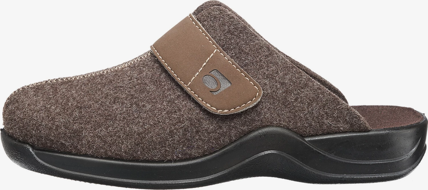 Rohde Pantoffels Huisschoen Vaasa-H Heren Bruin 2 Rohde Pantoffels Huisschoen Vaasa-H Heren Bruin - Afbeelding 2